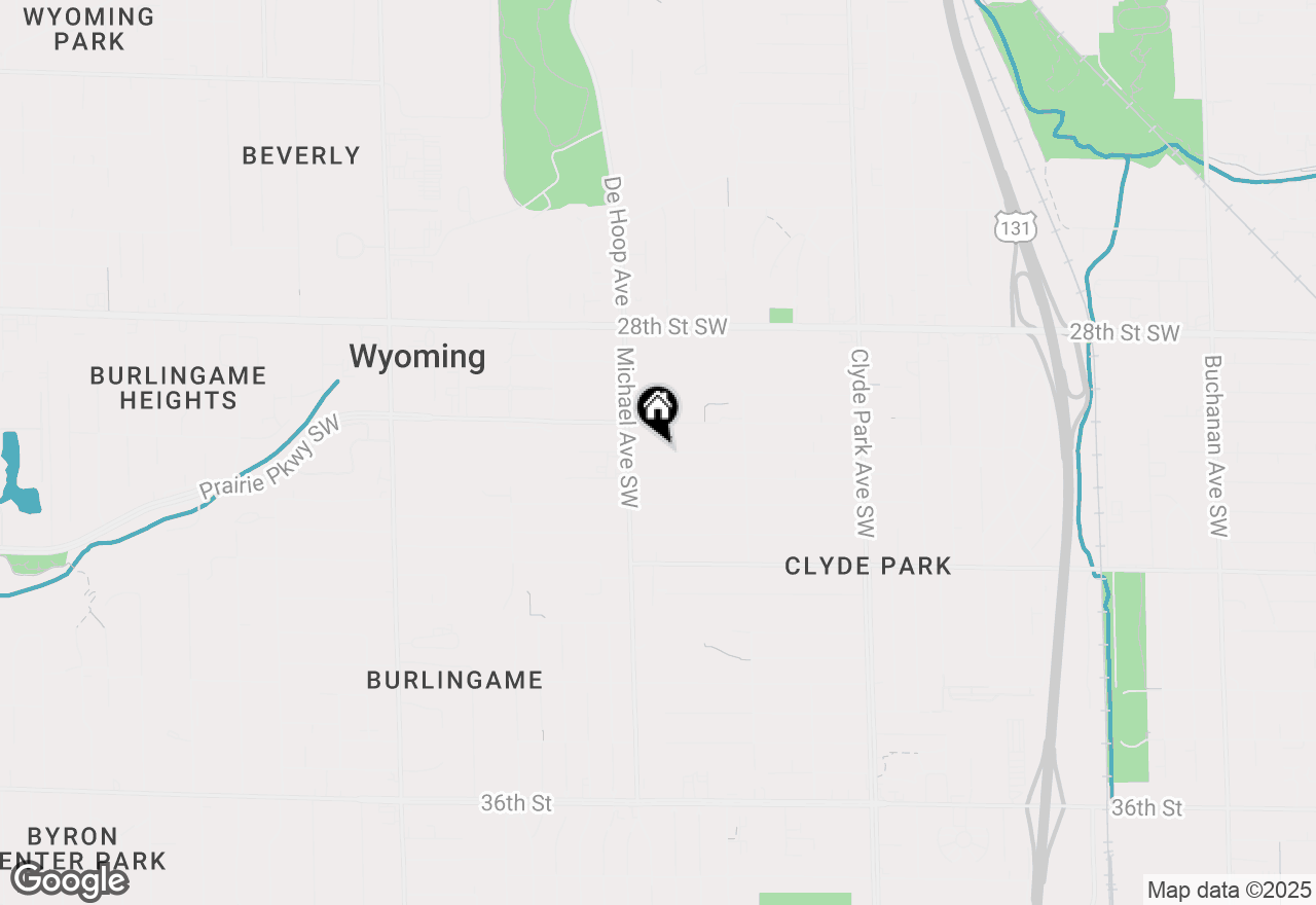 Map of 1149 Cricklewood Street Sw, Wyoming, MI 49509