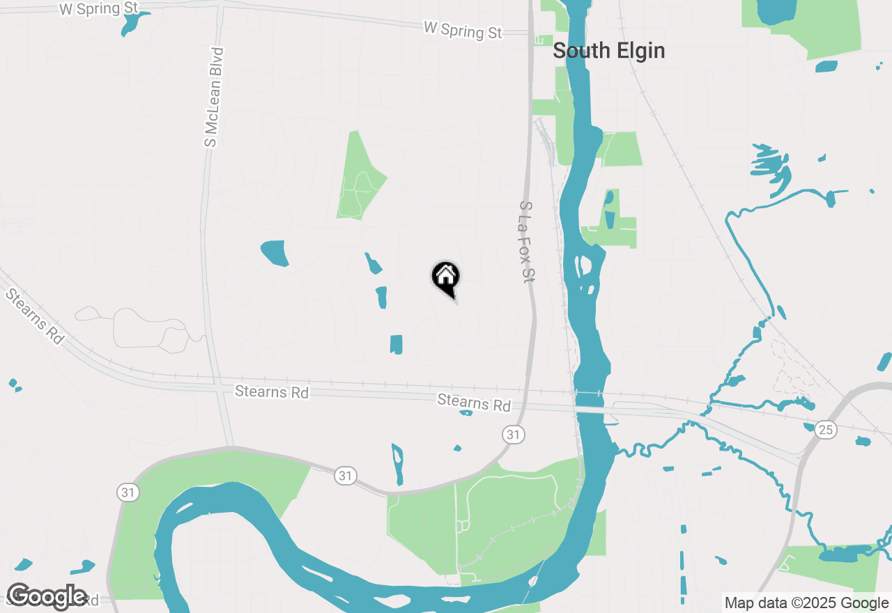 Map of 569 N Thorndale Lane, South Elgin, IL 60177