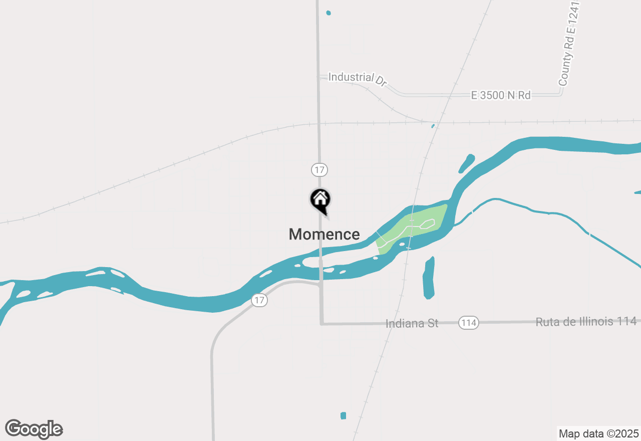 Map of 6 Maple Island, Momence, IL 60954