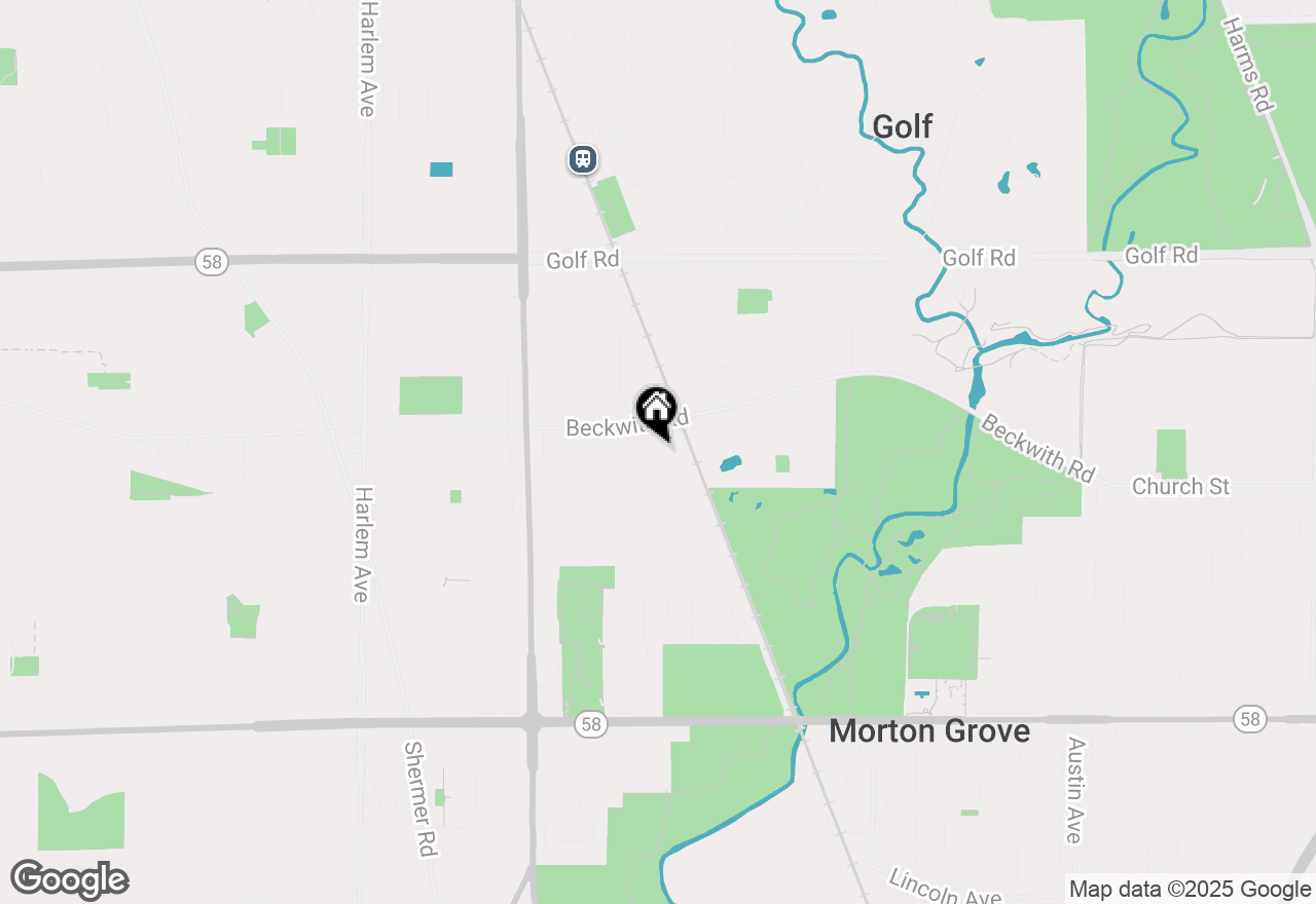 Map of 6712 Maple Street, Morton Grove, IL 60053