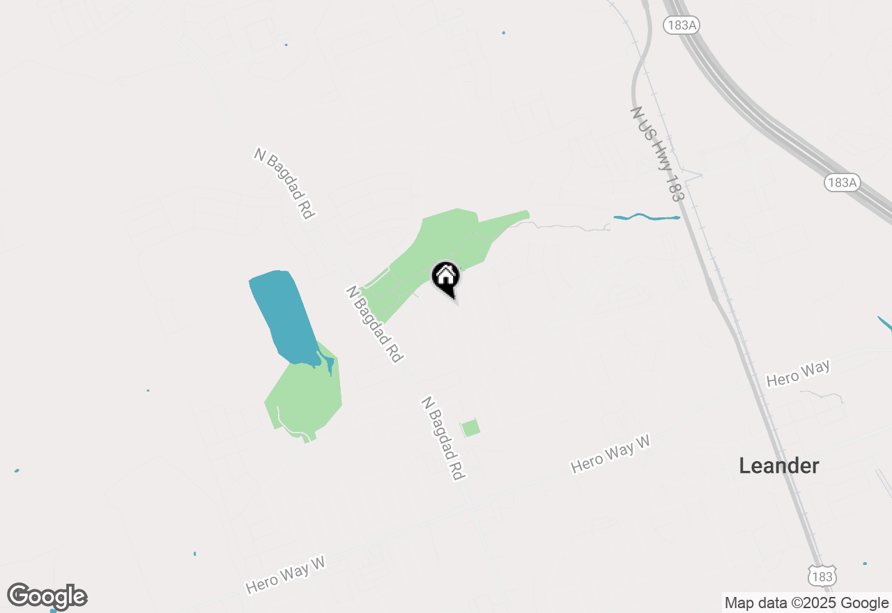 Map of 1114 Burgess Dr, Leander, TX 78641