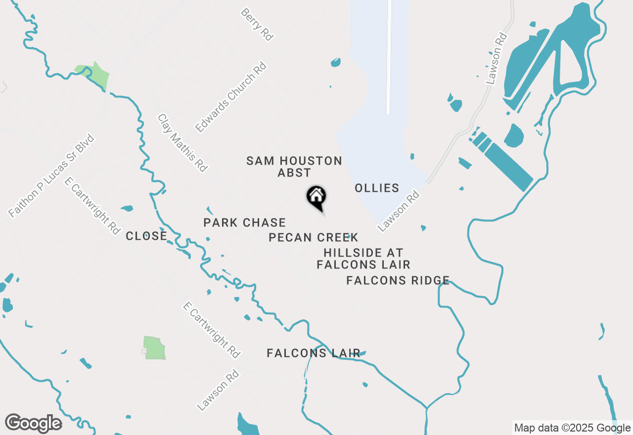 Map of 2052 Pecan Creek Drive, Mesquite, TX 75181