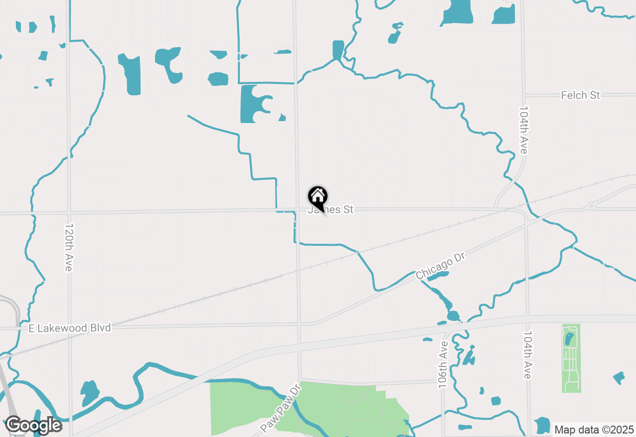 Map of 11128 James Street, Zeeland, MI 49464