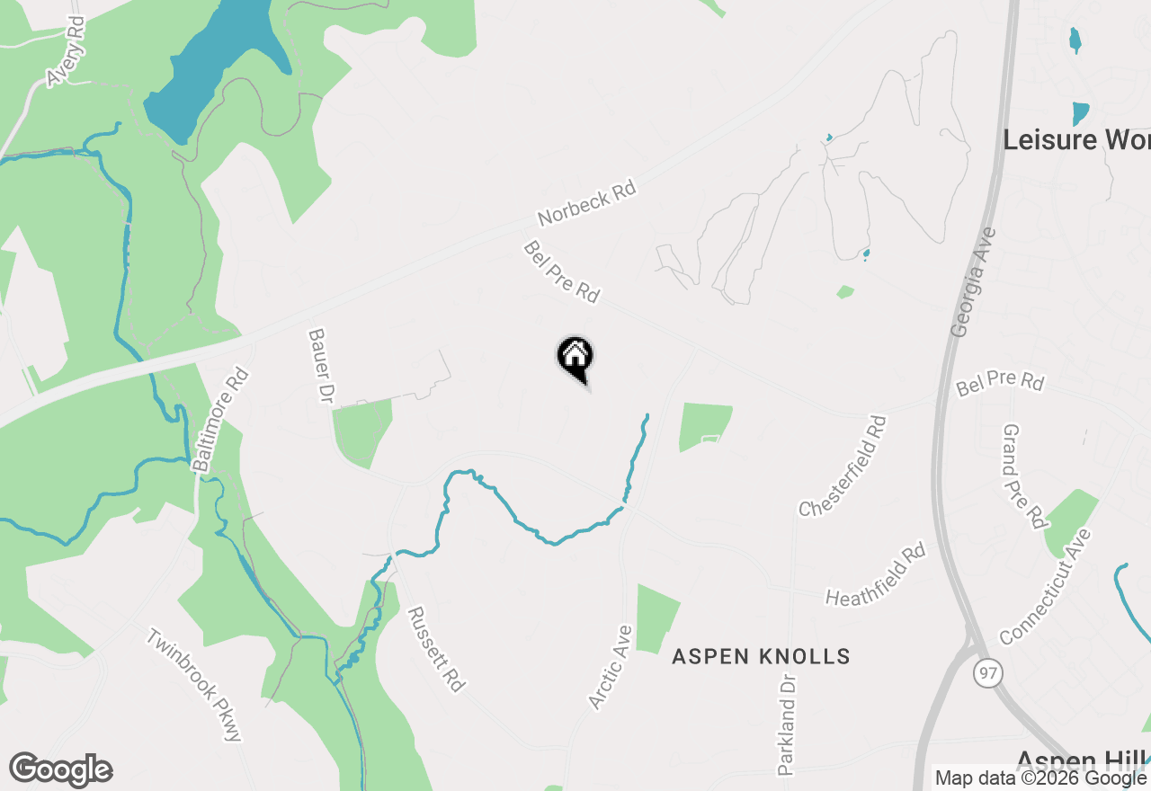 Map of 14412 Barkwood Drive, Rockville, MD 20853