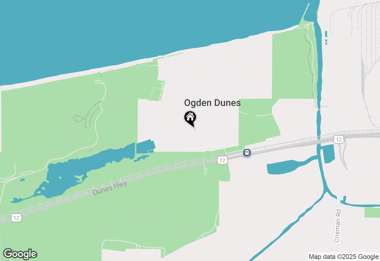 Map of 2 Indian Camp Trail, Ogden Dunes, IN 46368