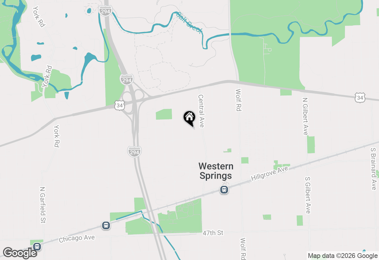 Map of 4054 Grove Avenue, Western Springs, IL 60558