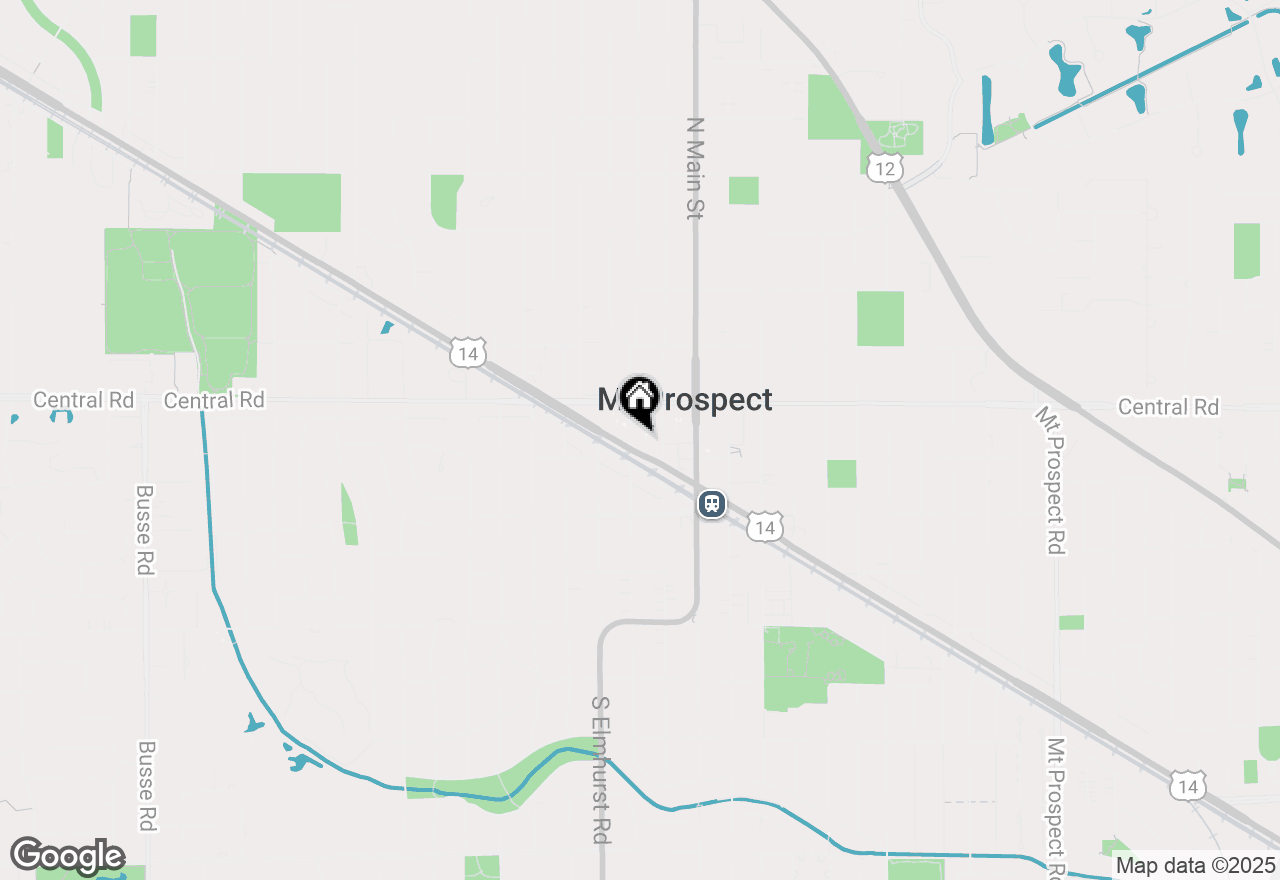 Map of 15 S Pine Street #506A, Mount Prospect, IL 60056