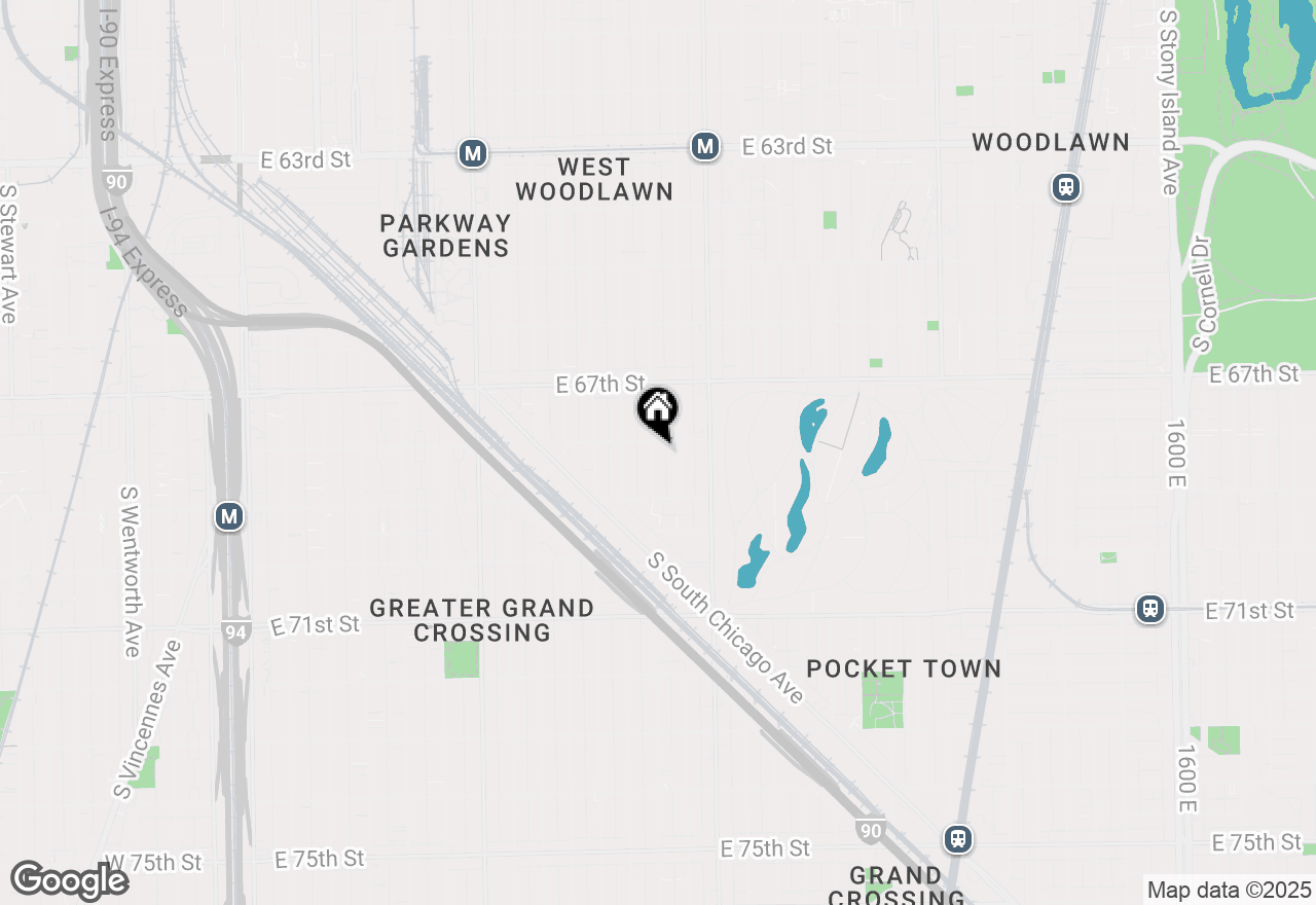 Map of 6811 S Langley Avenue, Chicago, IL 60637