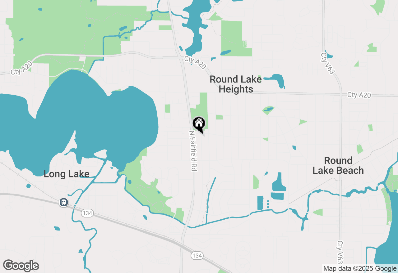 Map of 1418 Barberry Lane, Round Lake Beach, IL 60073