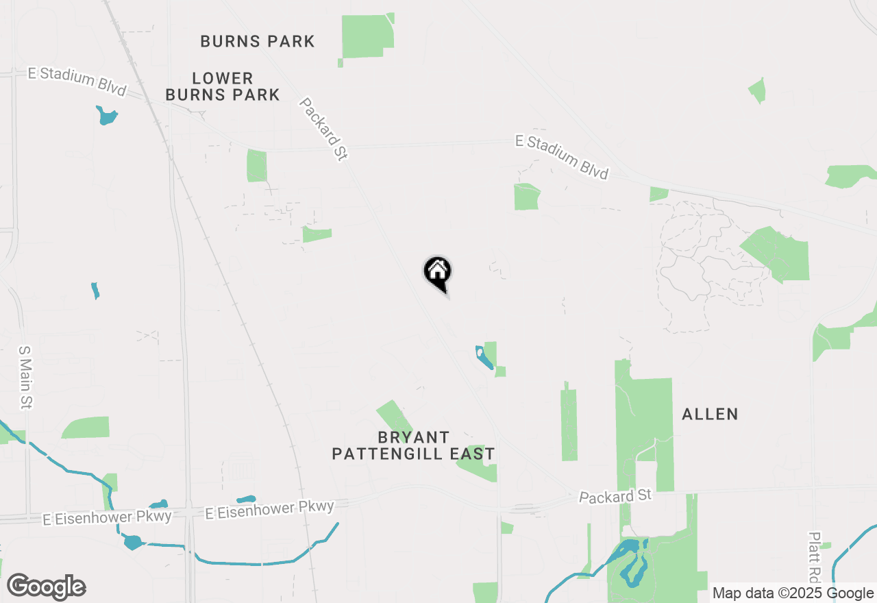 Map of 2403 Packard Street #38D, Ann Arbor, MI 48104