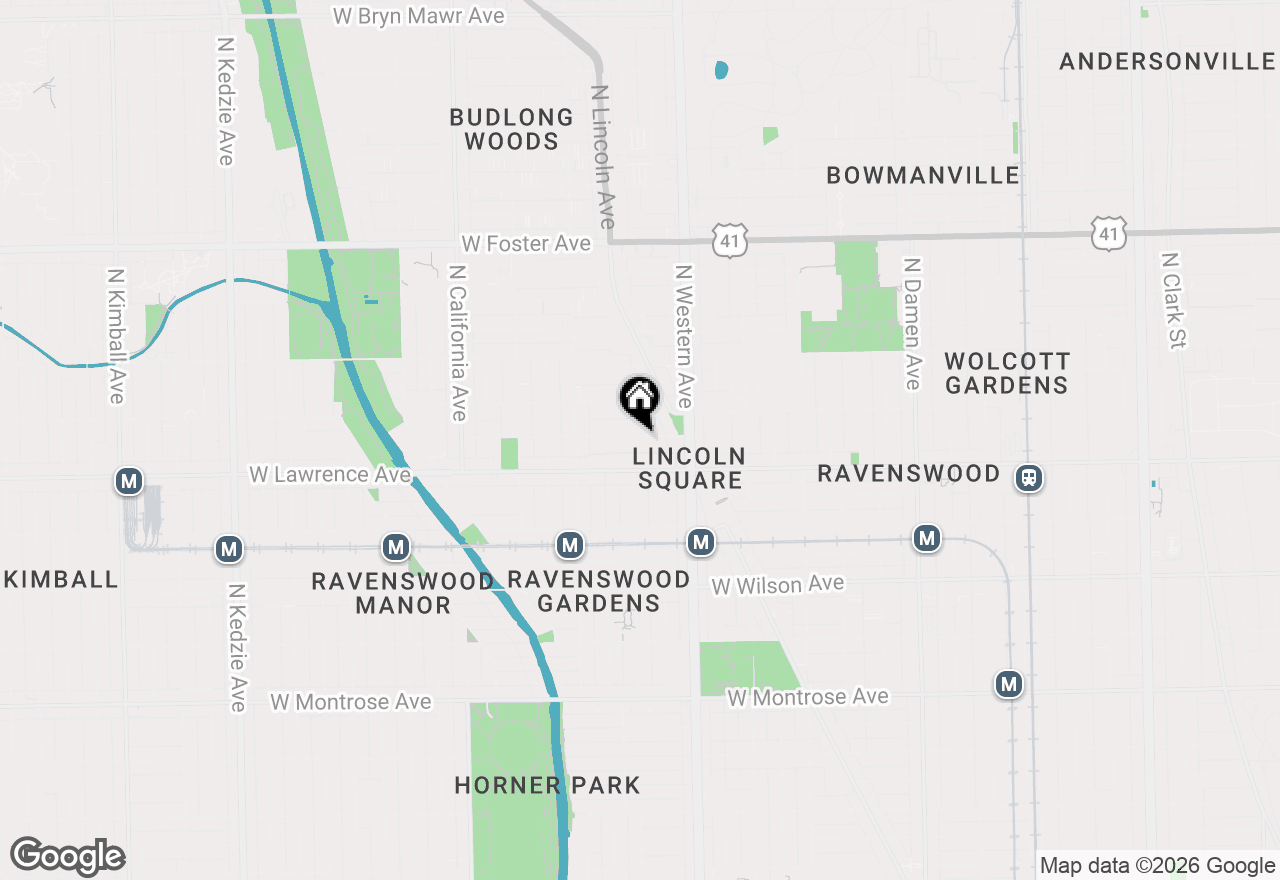 Map of 2453 W Gunnison Street #G, Chicago, IL 60625