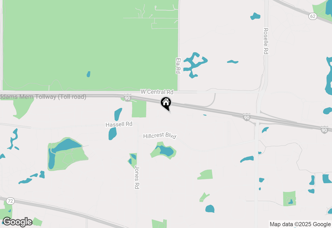 Map of 605 Northview Lane, Hoffman Estates, IL 60169