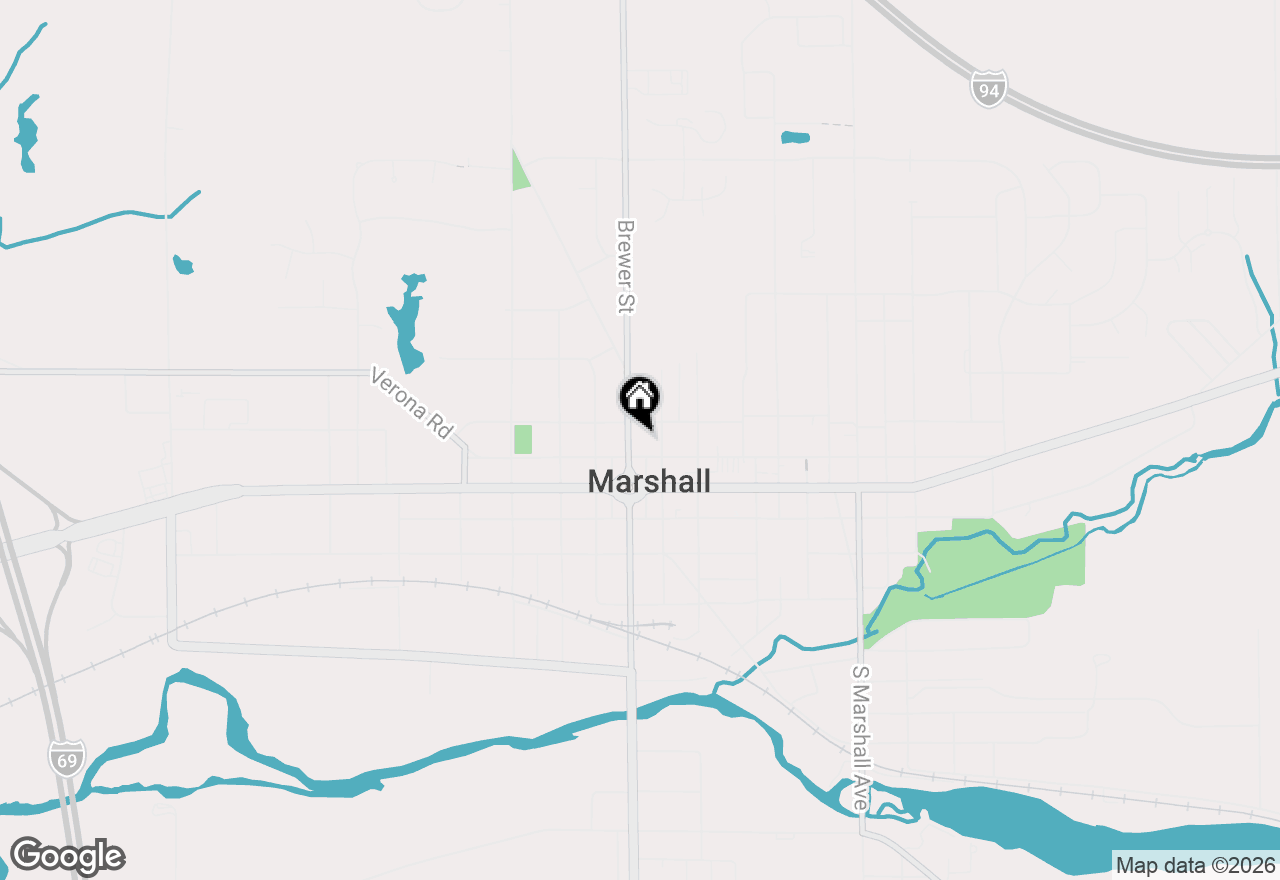 Map of 210 N Kalamazoo Avenue, Marshall, MI 49068