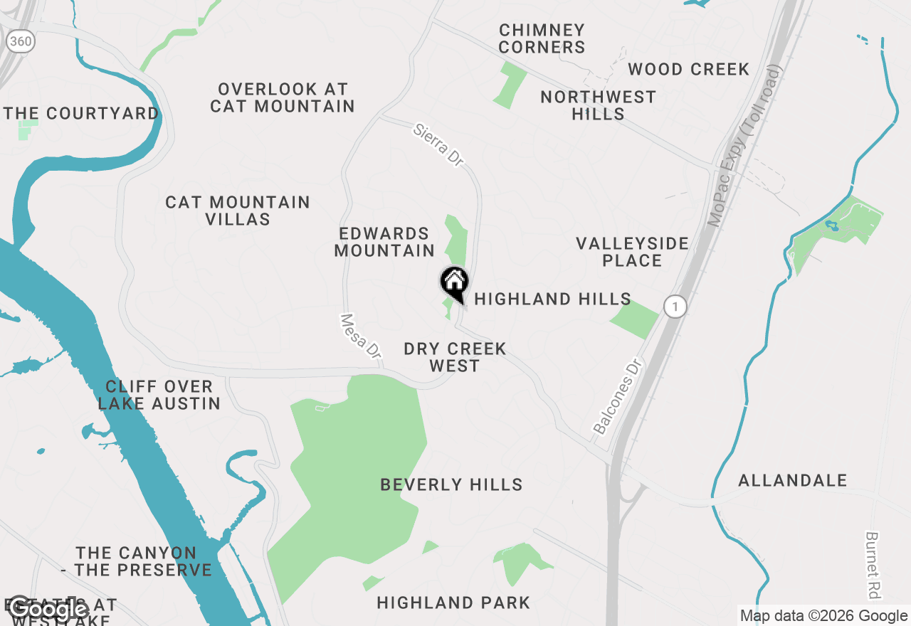 Map of 5902 Mountainclimb Dr #A2, Austin, TX 78731