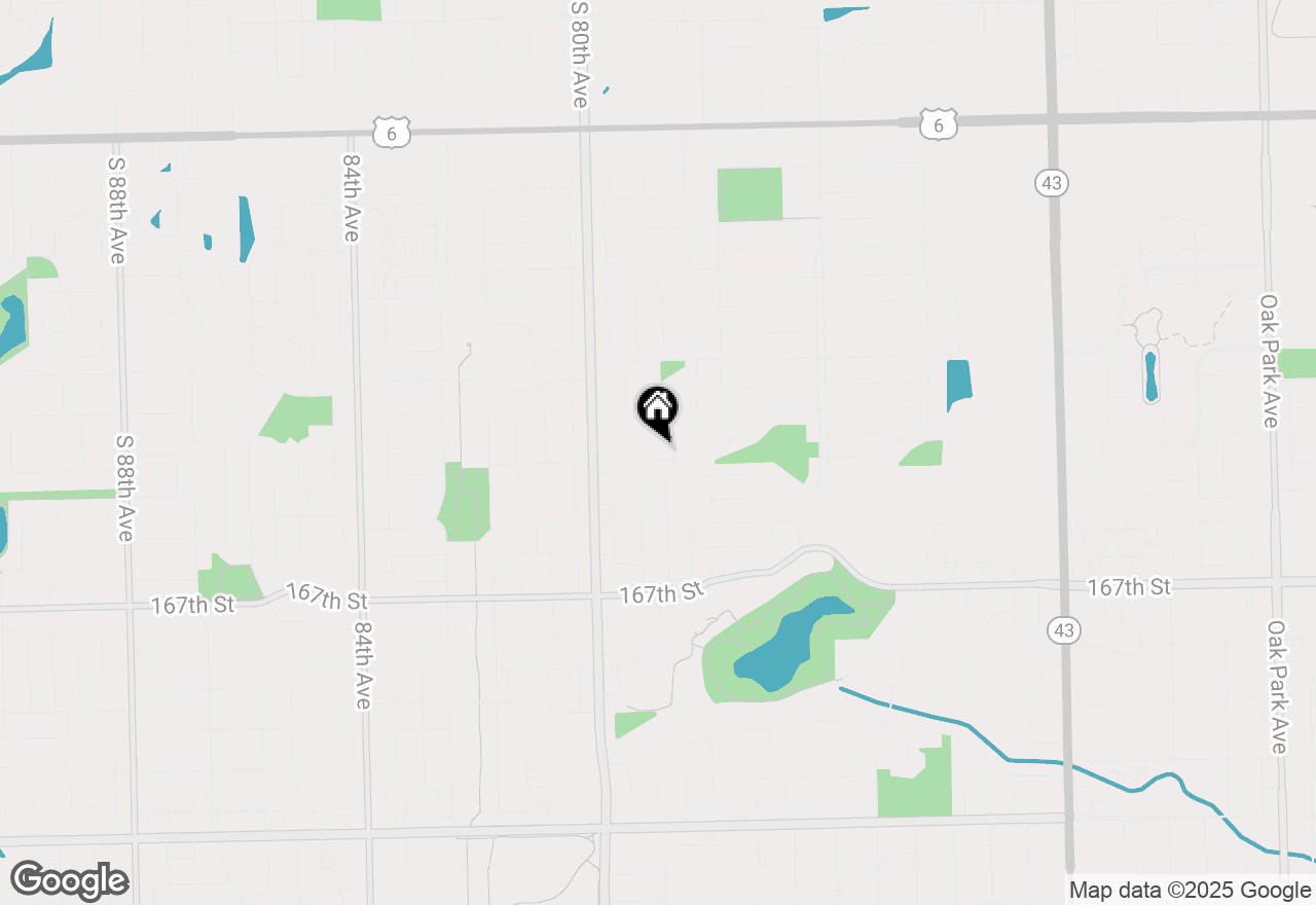 Map of 7905 164th Court #6, Tinley Park, IL 60477