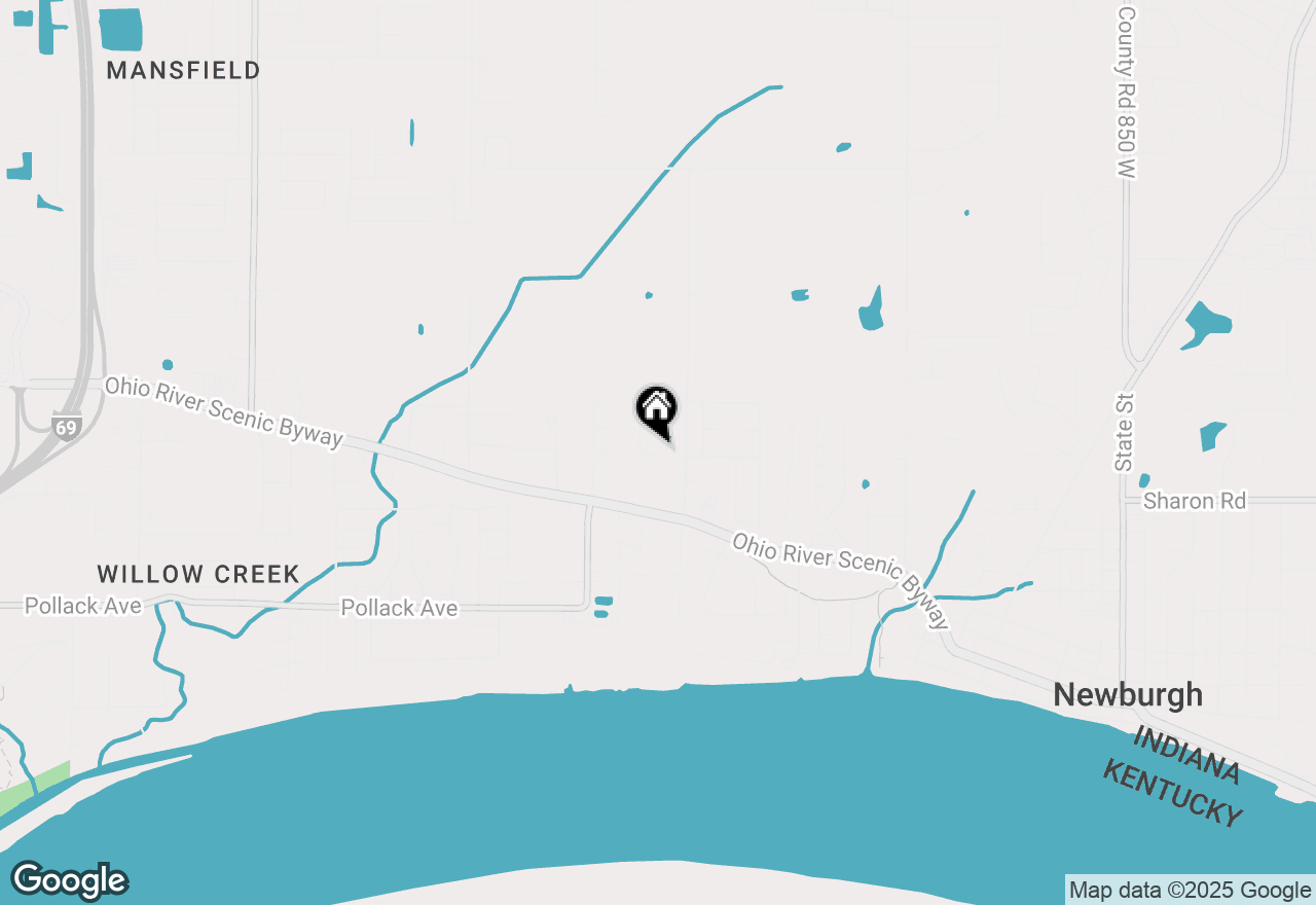 Map of Lot 32 Westbriar Circle, Newburgh, IN 47630