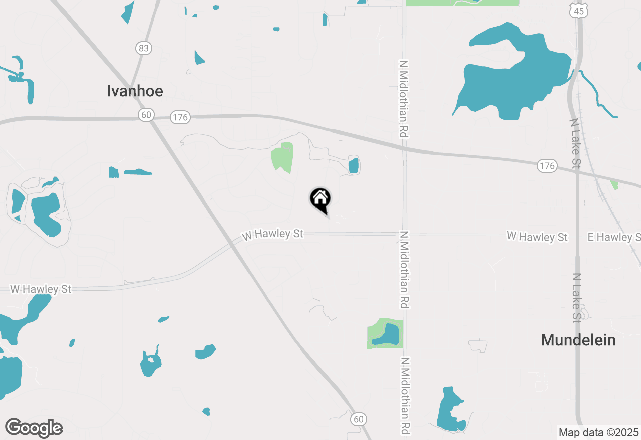 Map of 1600 Woodhaven Court, Mundelein, IL 60060