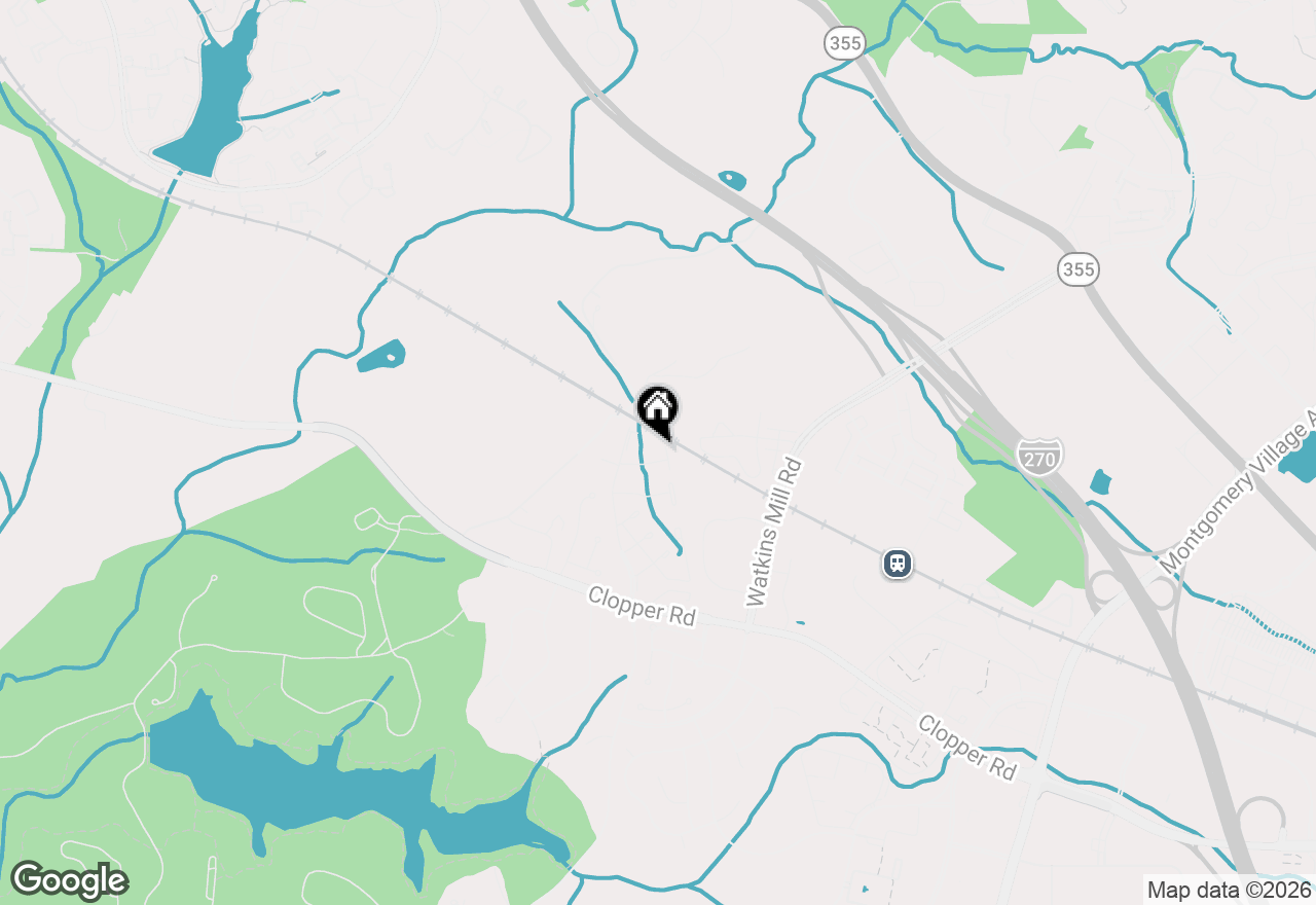 Map of 9 Honey Brook Circle, Gaithersburg, MD 20878