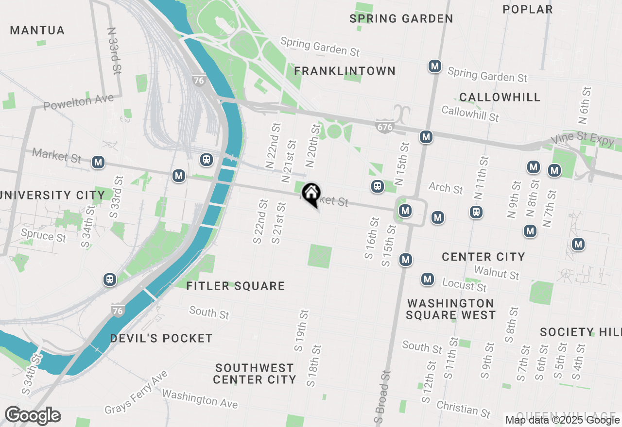 Map of 1919 Chestnut Street #1313, Philadelphia, PA 19103