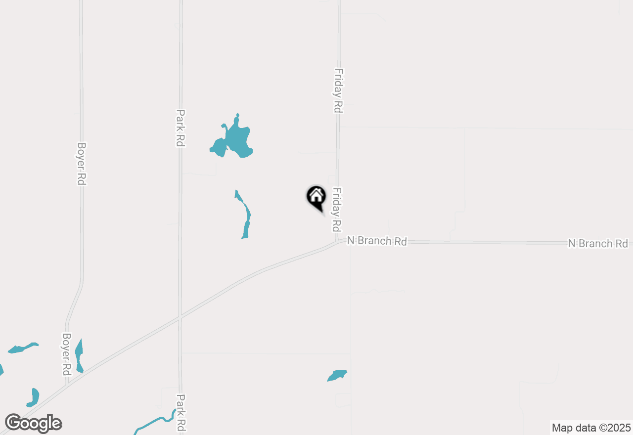 Map of 1360 Friday Road, Coloma, MI 49038