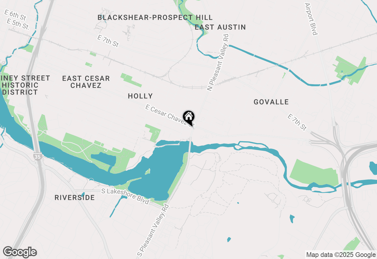 Map of 2708 Willow St #B, Austin, TX 78702
