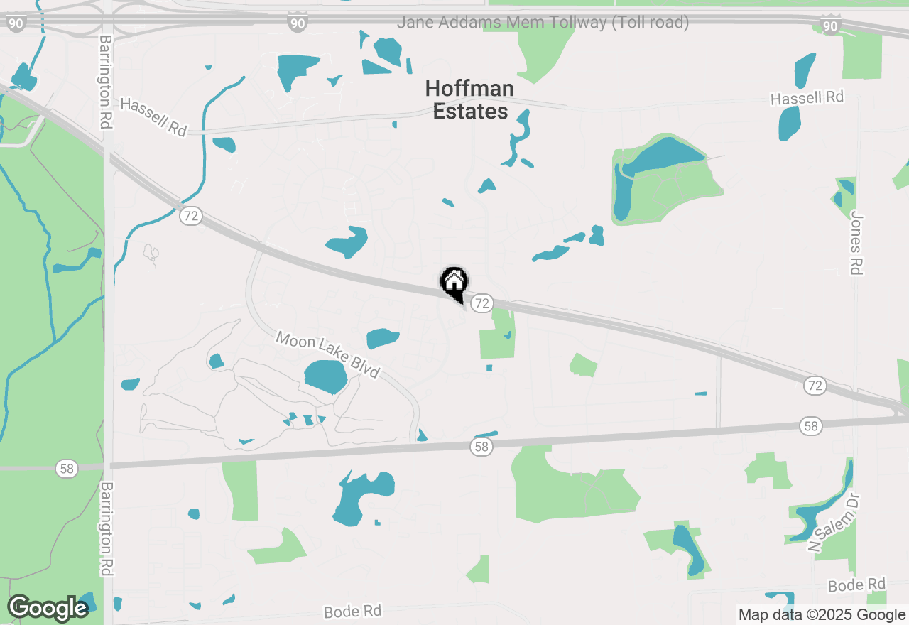 Map of 1500 Robin Circle #410, Hoffman Estates, IL 60169