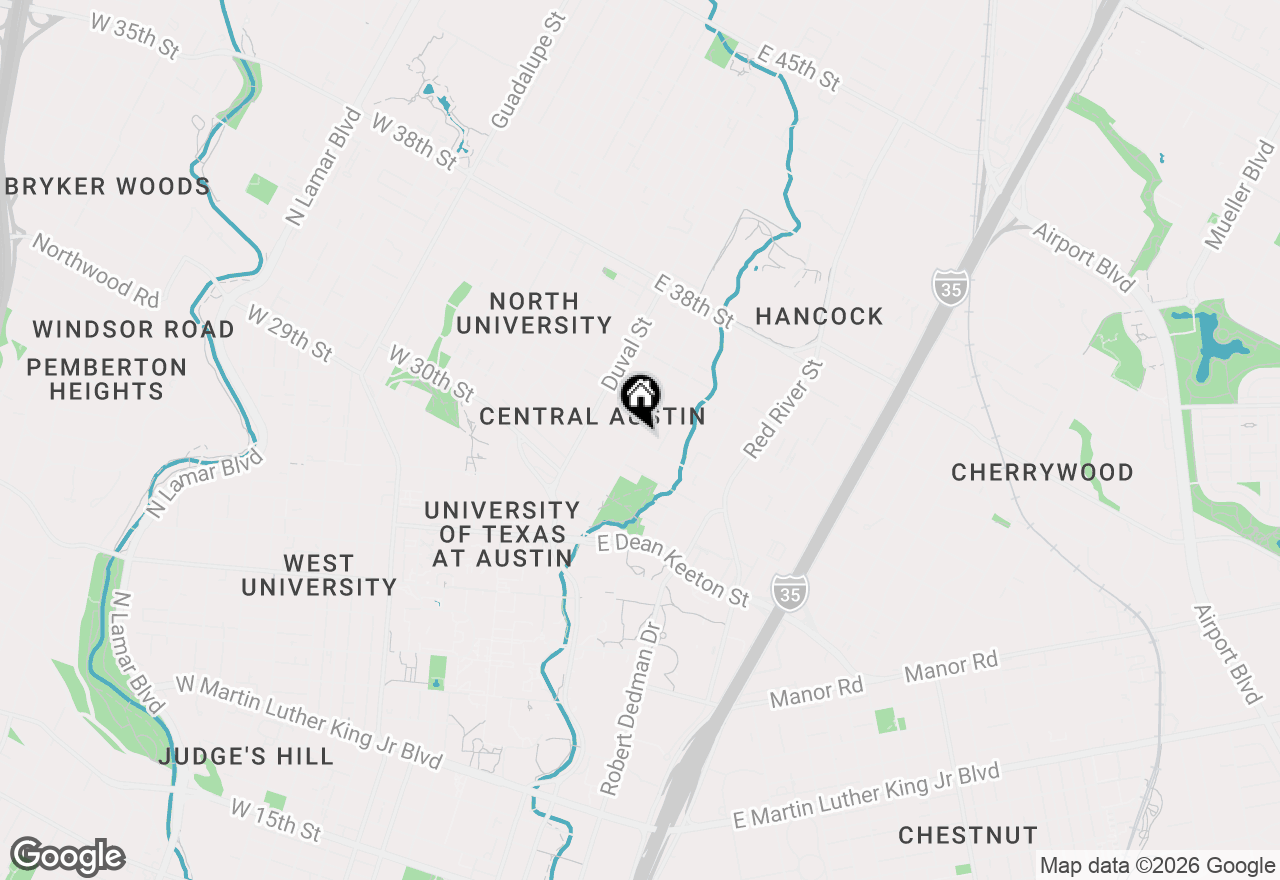 Map of 307 E 31st St #109, Austin, TX 78705