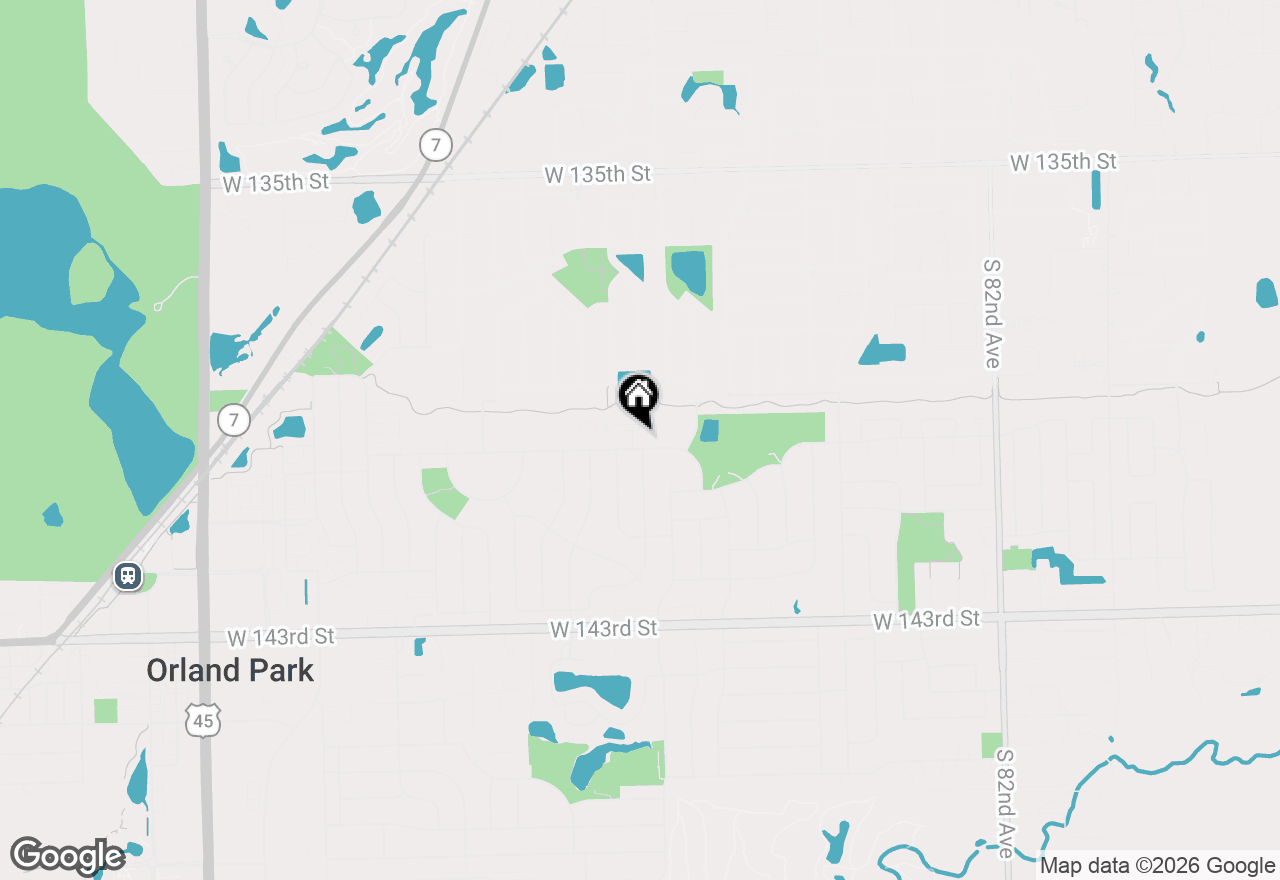 Map of 8810 W 140th Street #212, Orland Park, IL 60462