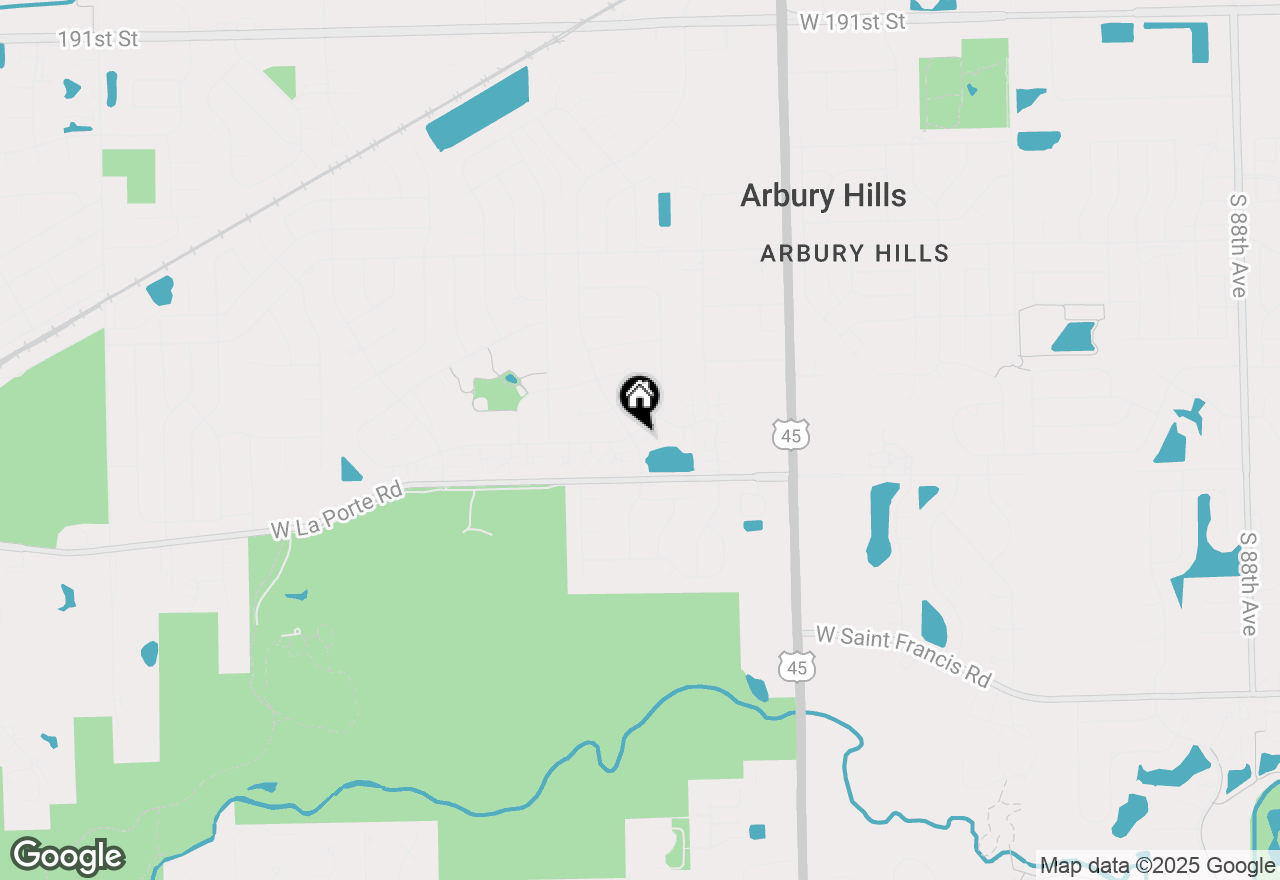 Map of 19801 Everett Lane, Mokena, IL 60448