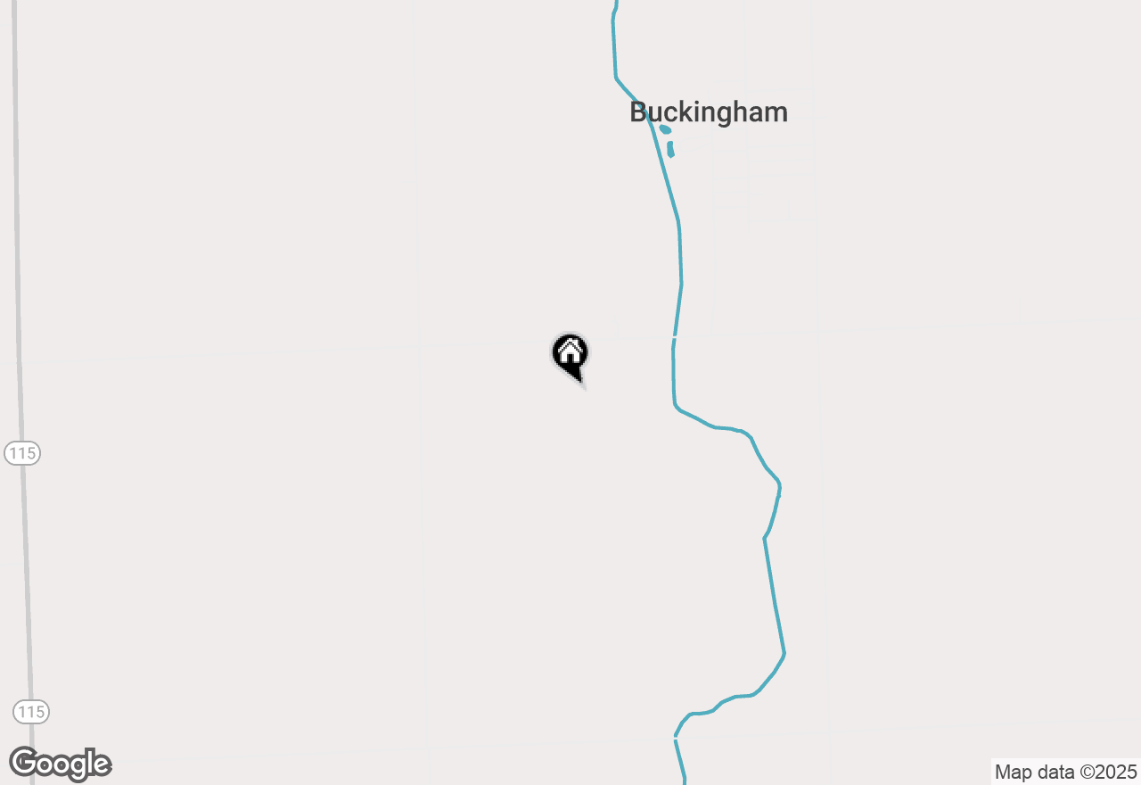 Map of 16580 W 5000s Road, Buckingham, IL 60917