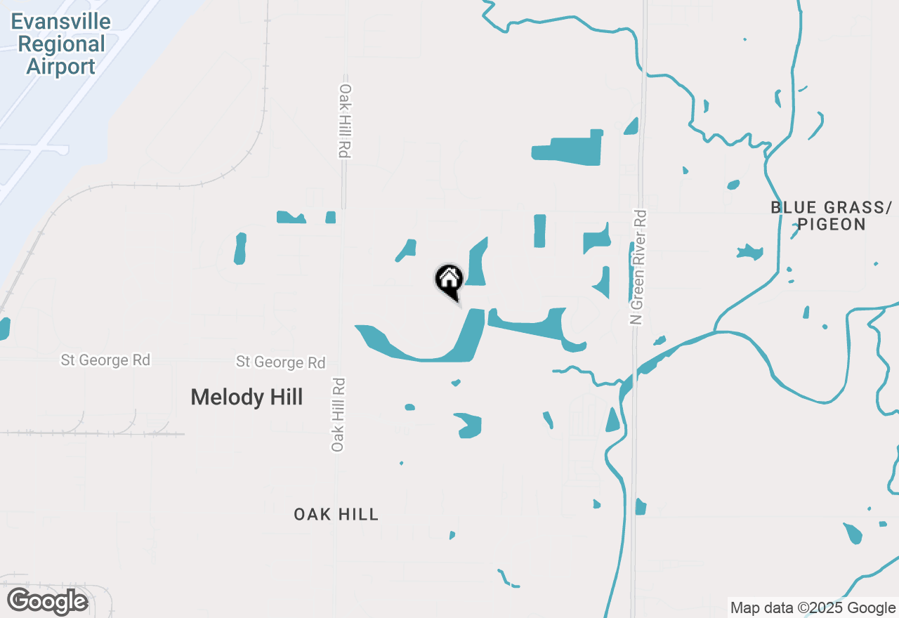 Map of 3746 Rolling Rock Drive, Evansville, IN 47711