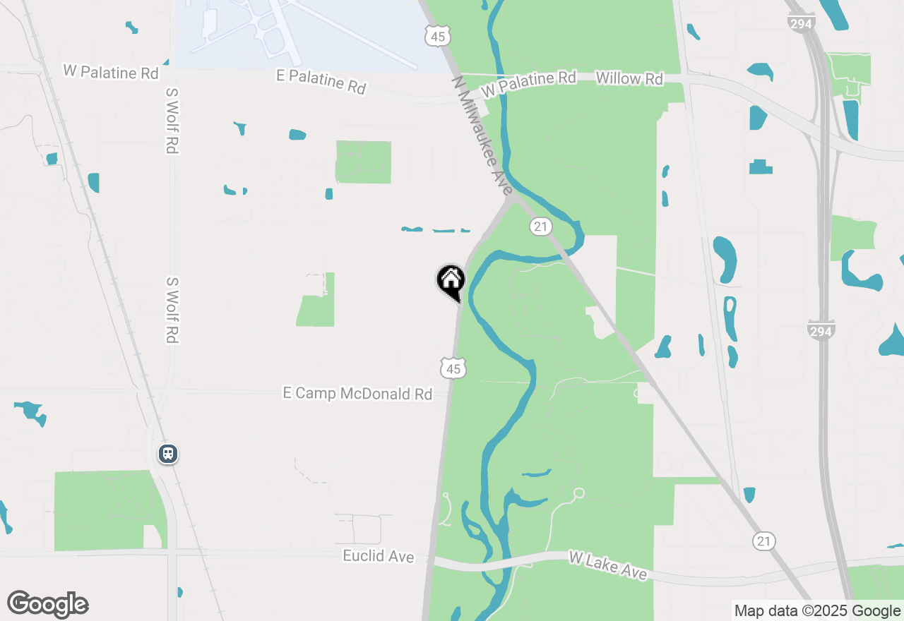 Map of 1707 N Park Drive, Mount Prospect, IL 60056