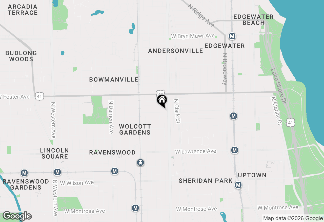 Map of 1627 W Carmen Avenue, Chicago, IL 60640