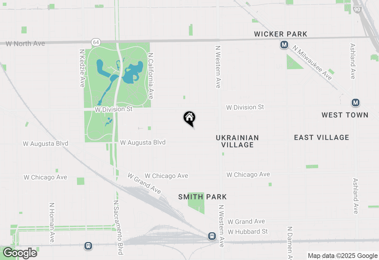 Map of 2548 W Cortez Street, Chicago, IL 60622