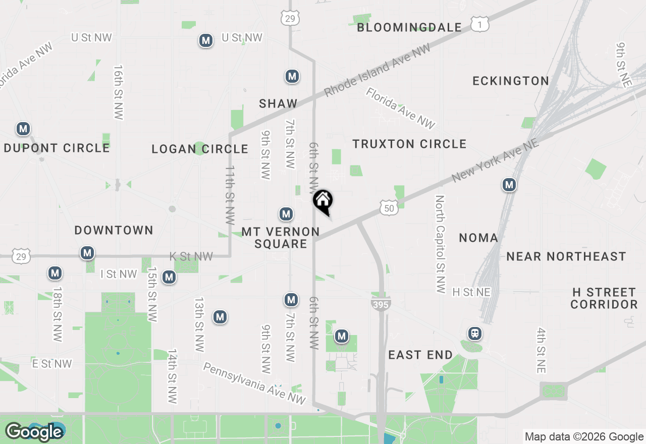 Map of 1112 5th Street Nw #2, Washington, DC 20001