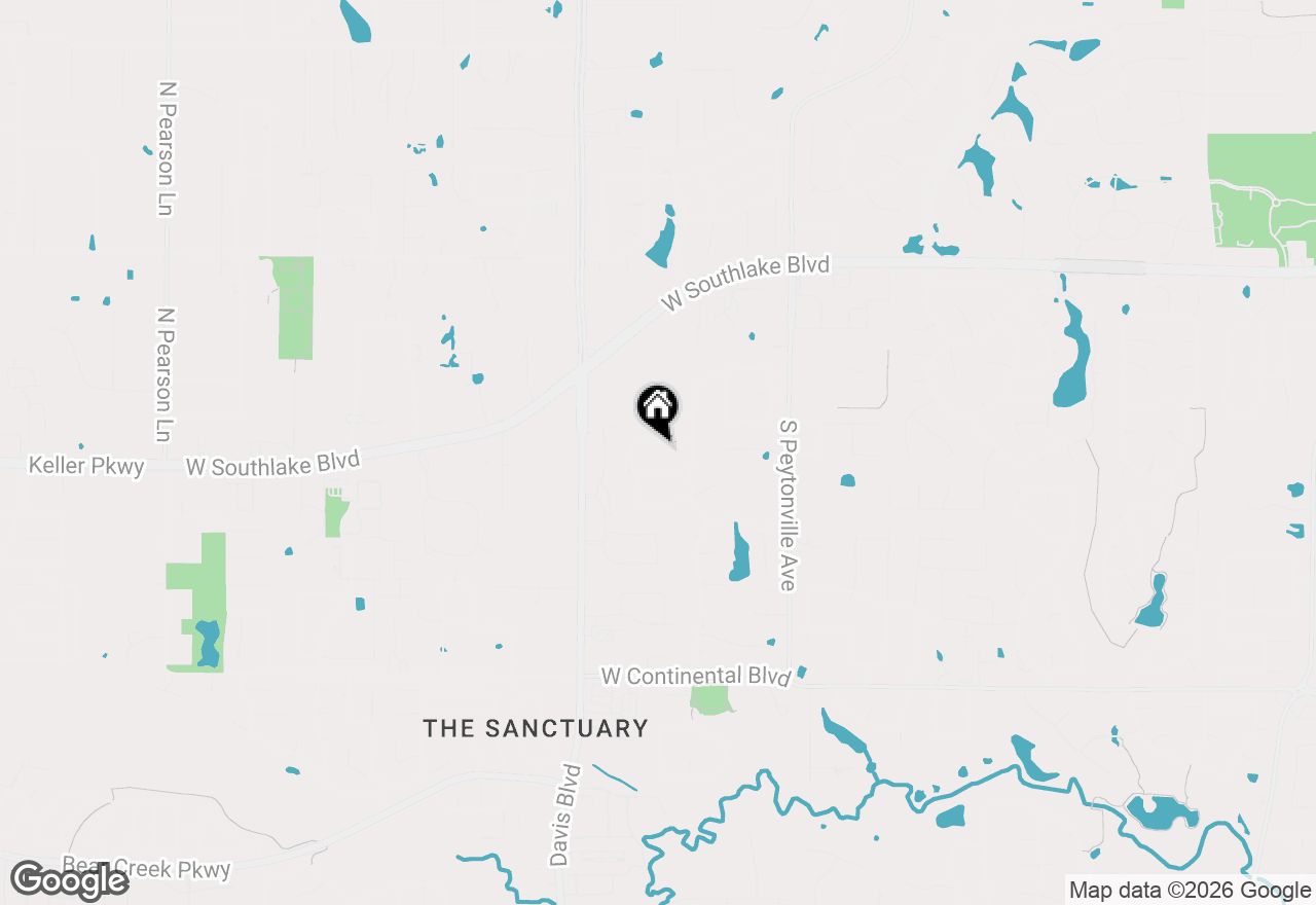 Map of 1913 Big Bend Cove, Southlake, TX 76092