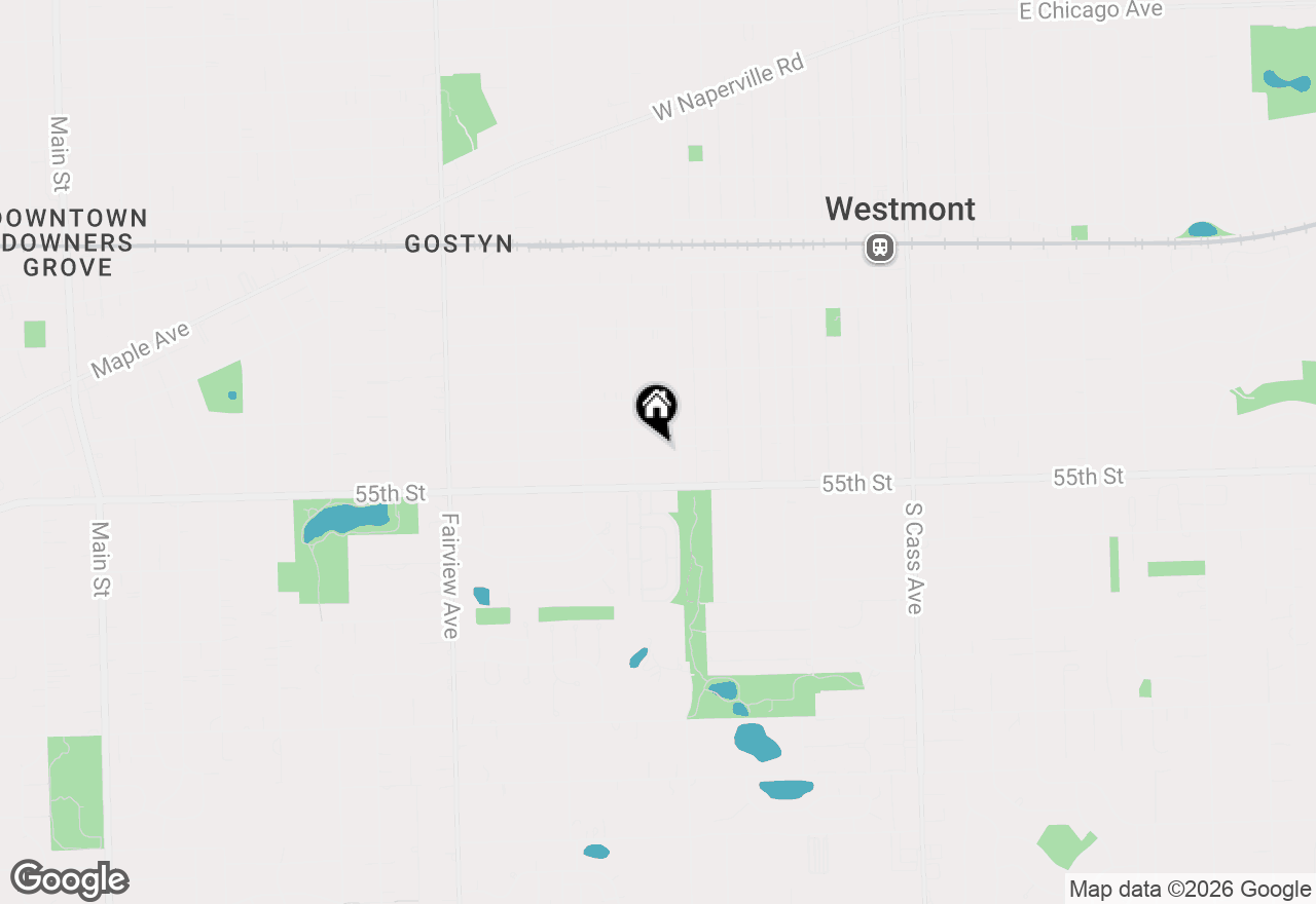 Map of 14 8th Street, Downers Grove, IL 60515
