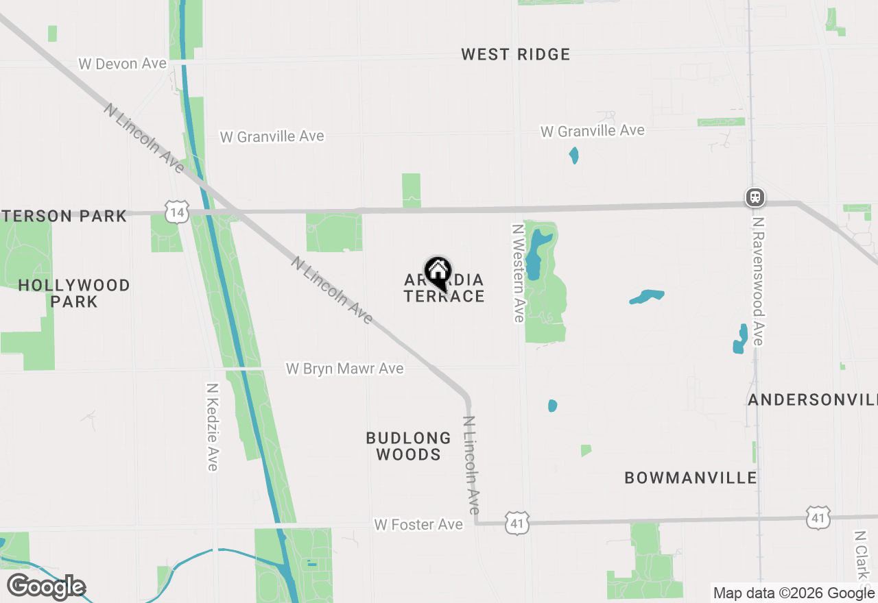 Map of 5742 N Rockwell Street #2, Chicago, IL 60659