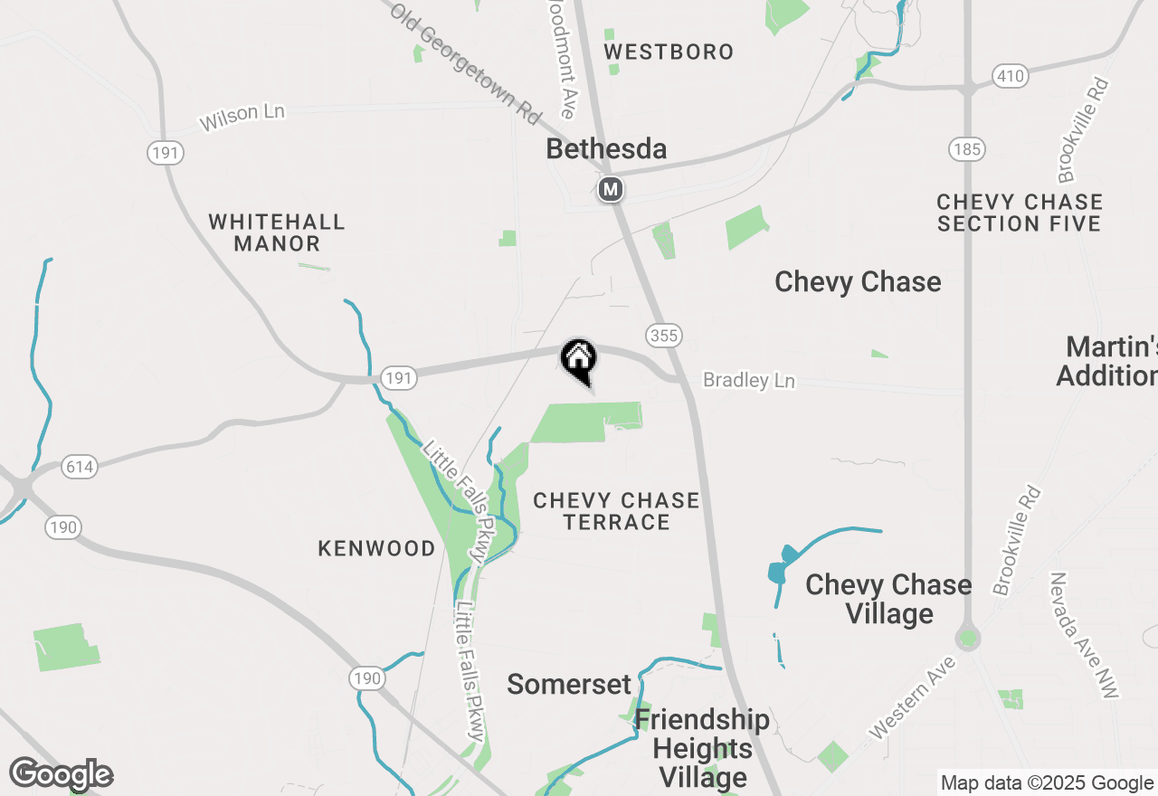 Map of 4822 Chevy Chase Drive #302, Chevy Chase, MD 20815