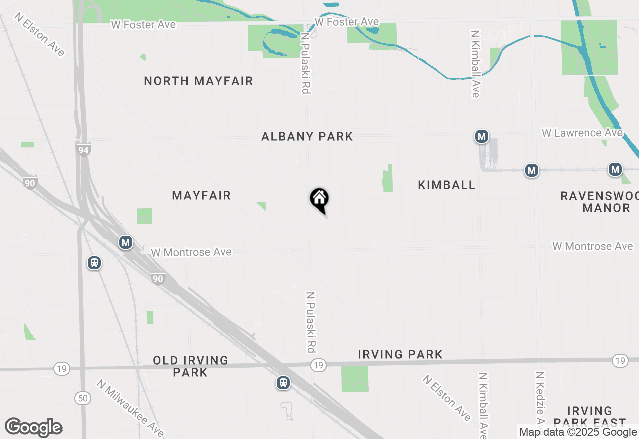 Map of 4500 N Harding Avenue, Chicago, IL 60625