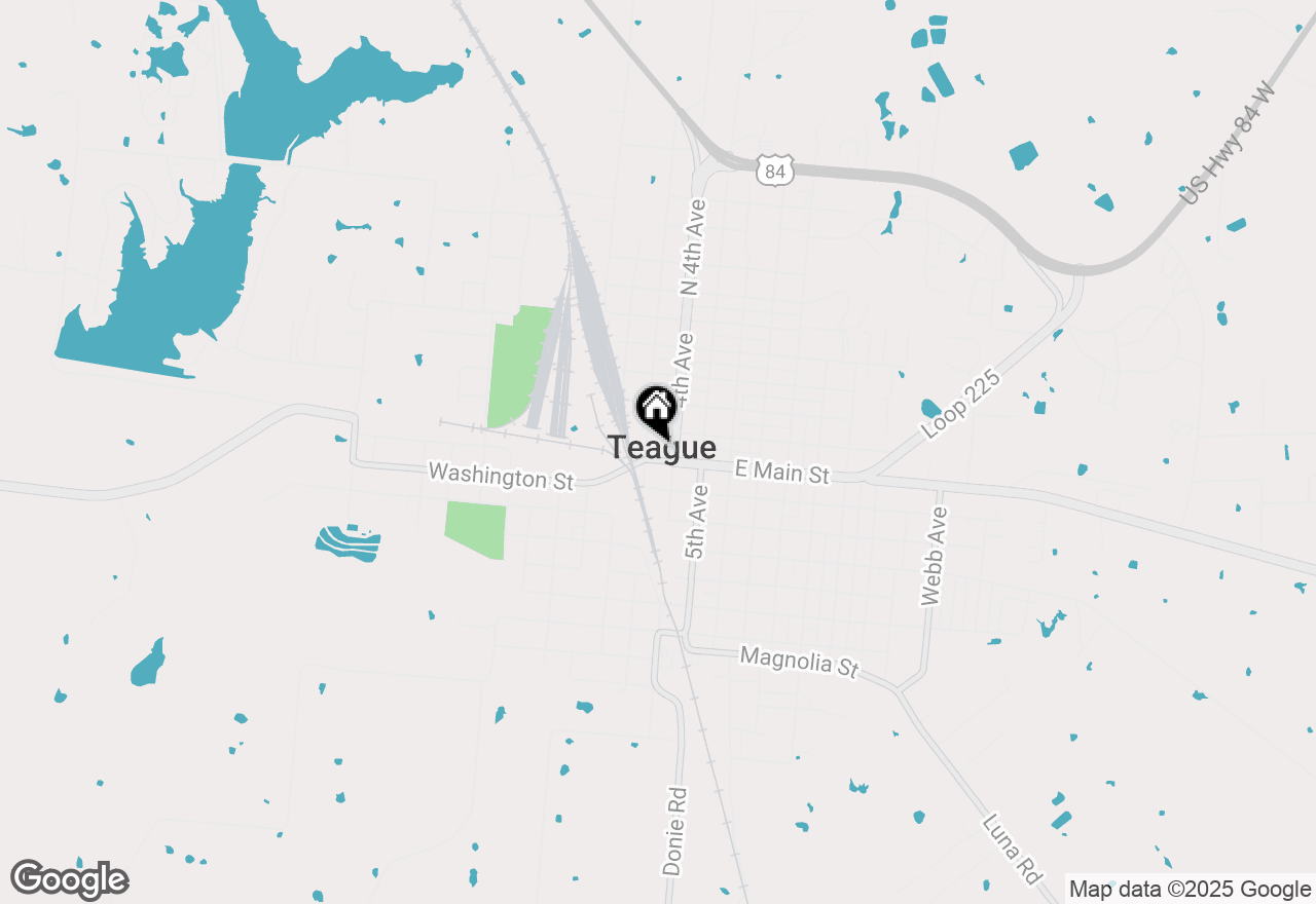 Map of 309 Main Street, Teague, TX 75860