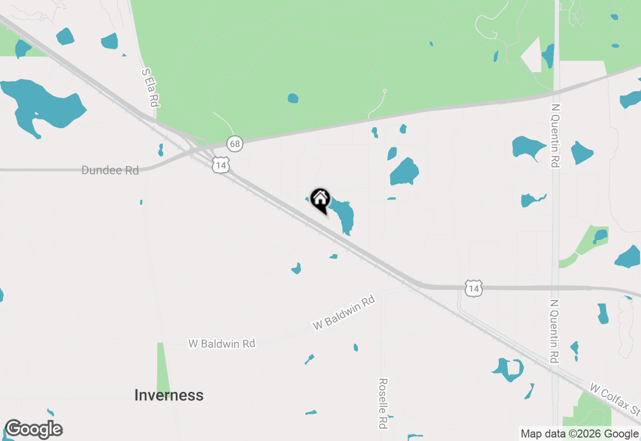 Map of 1024 N Earls Court, Palatine, IL 60067