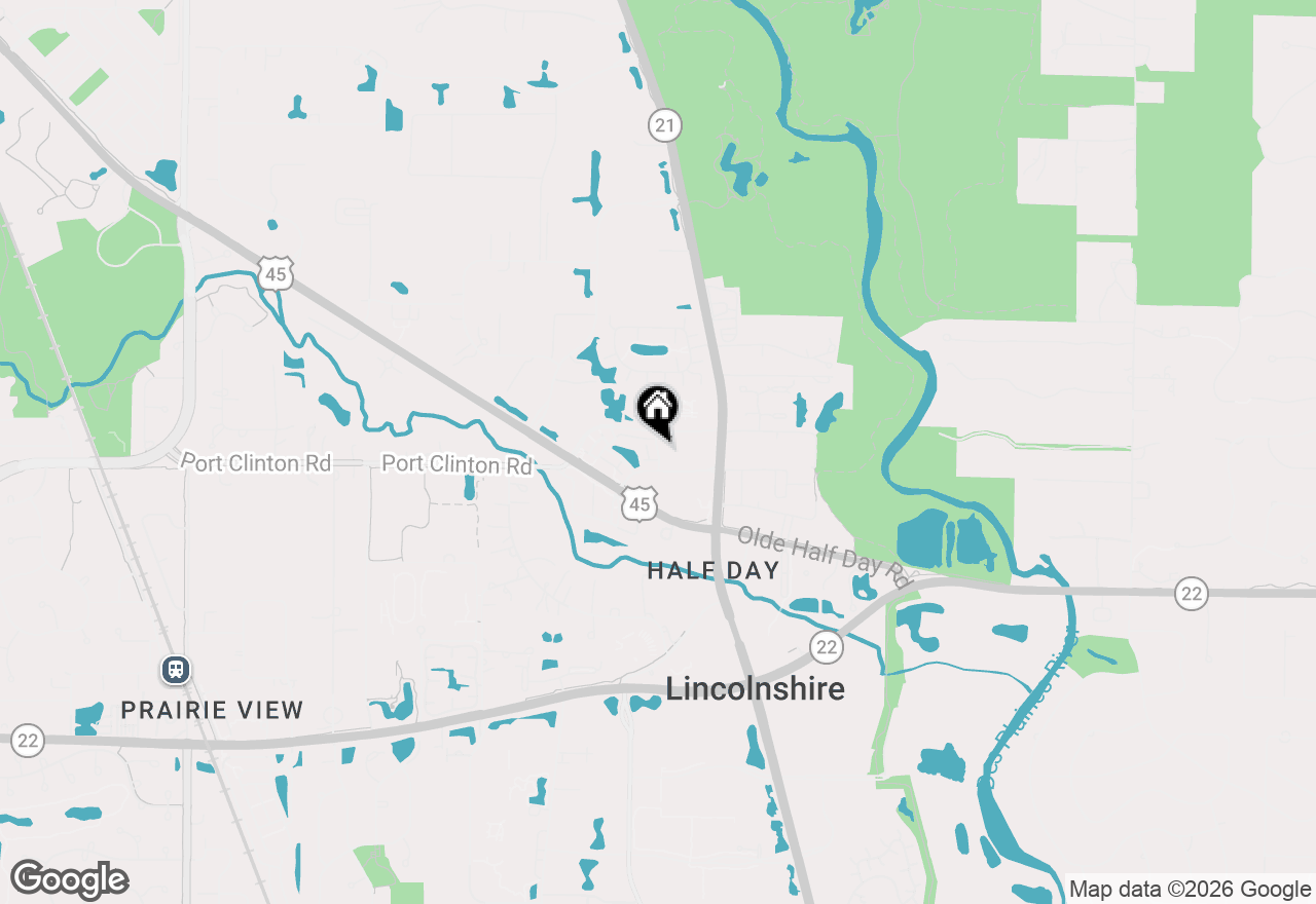 Map of 1218 Byrne Boulevard, Vernon Hills, IL 60061