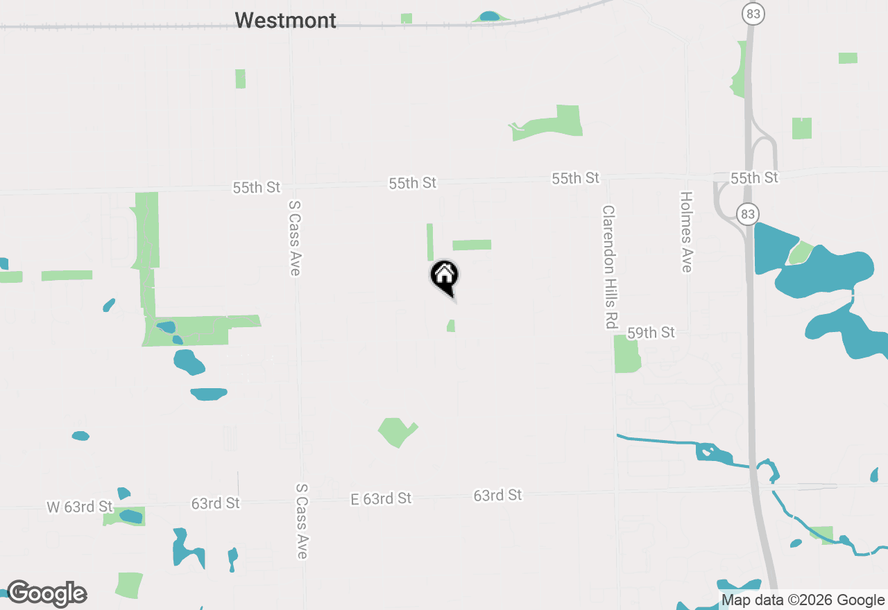 Map of 732 Kristin Court, Westmont, IL 60559