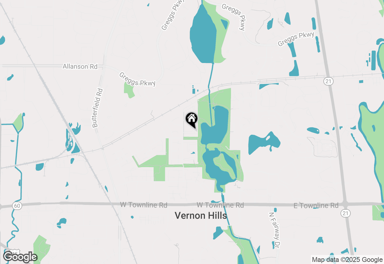 Map of 694 Parkside Court, Libertyville, IL 60048