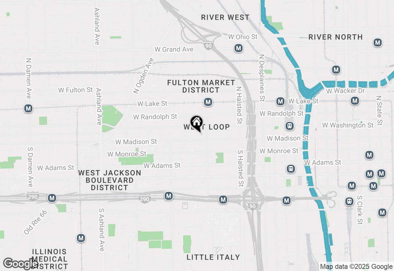 Map of 6 N Carpenter Street #5B, Chicago, IL 60607