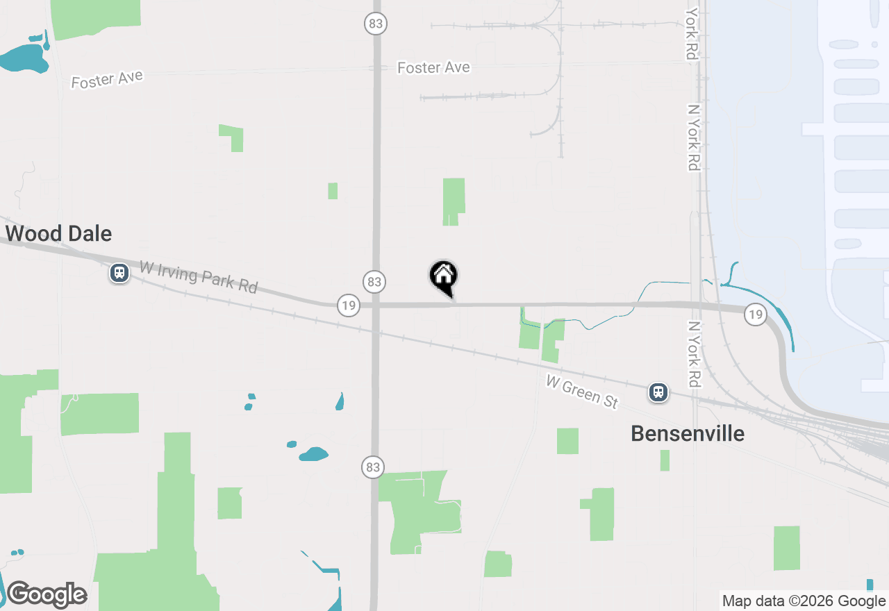 Map of 992 W Irving Park Road, Bensenville, IL 60106