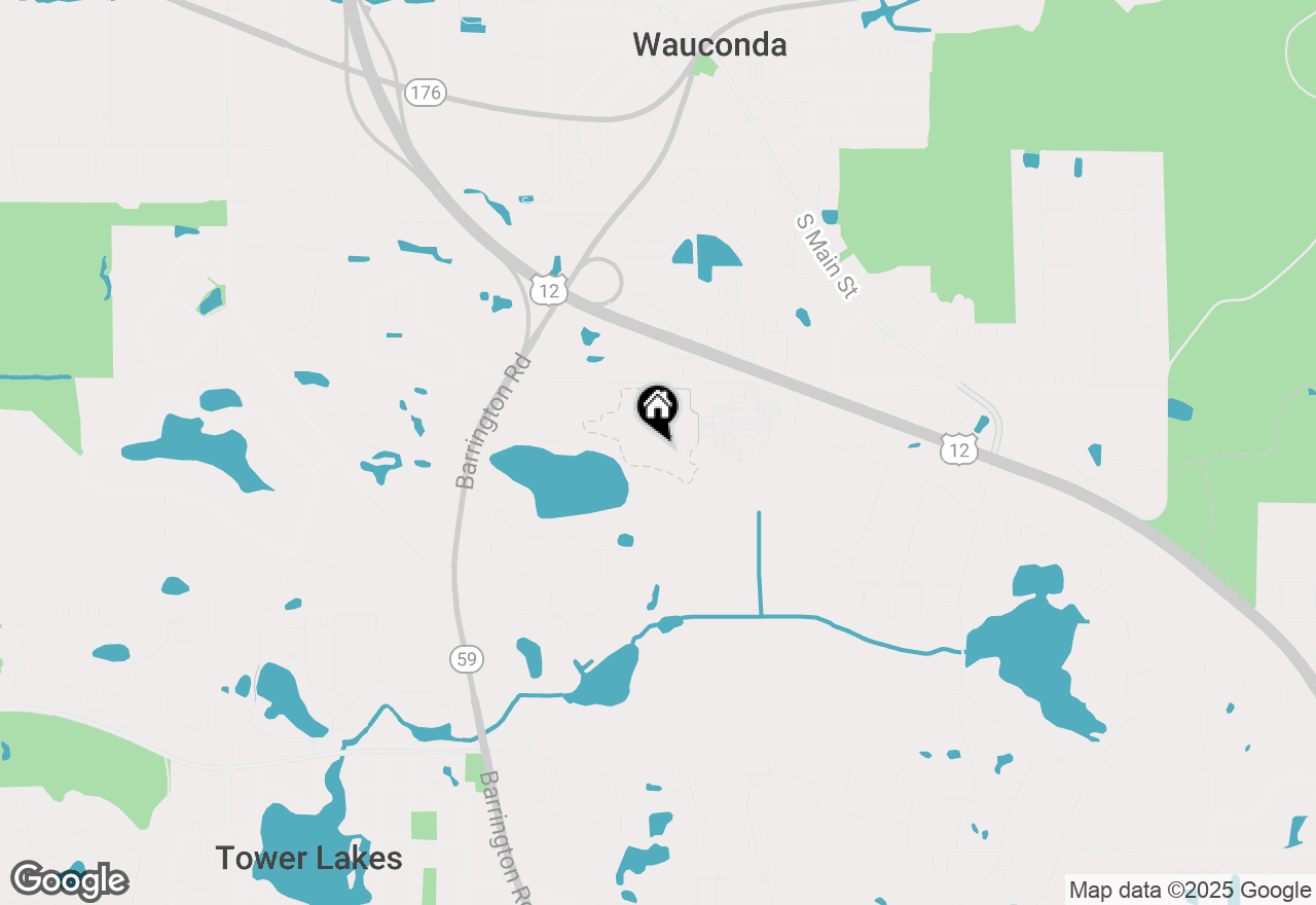 Map of 26396 N Pennway Circle, Wauconda, IL 60084