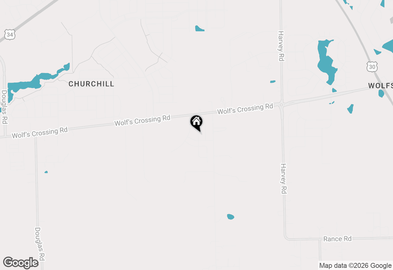 Map of 2274 Barbera Drive, Oswego, IL 60543