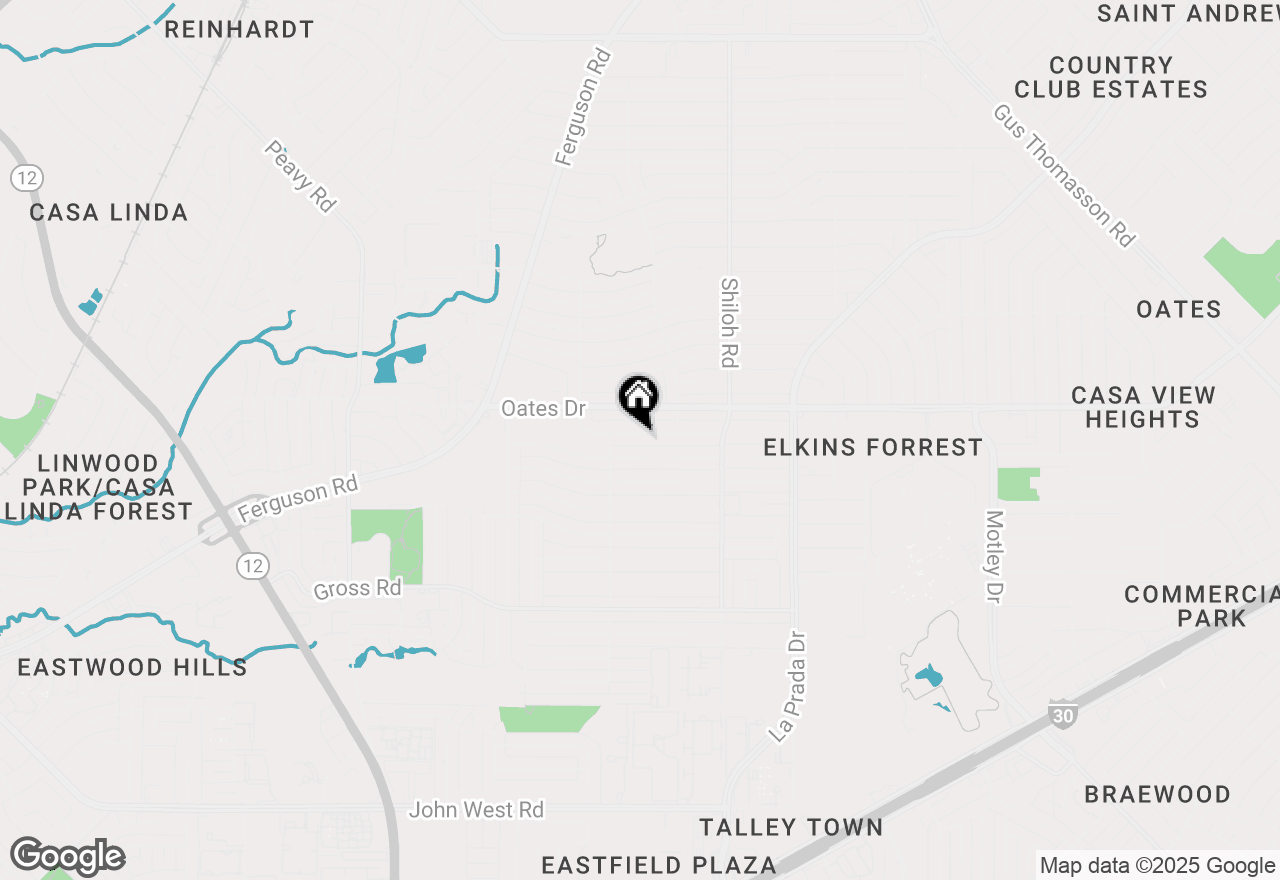 Map of 2530 Maverick Avenue, Dallas, TX 75228